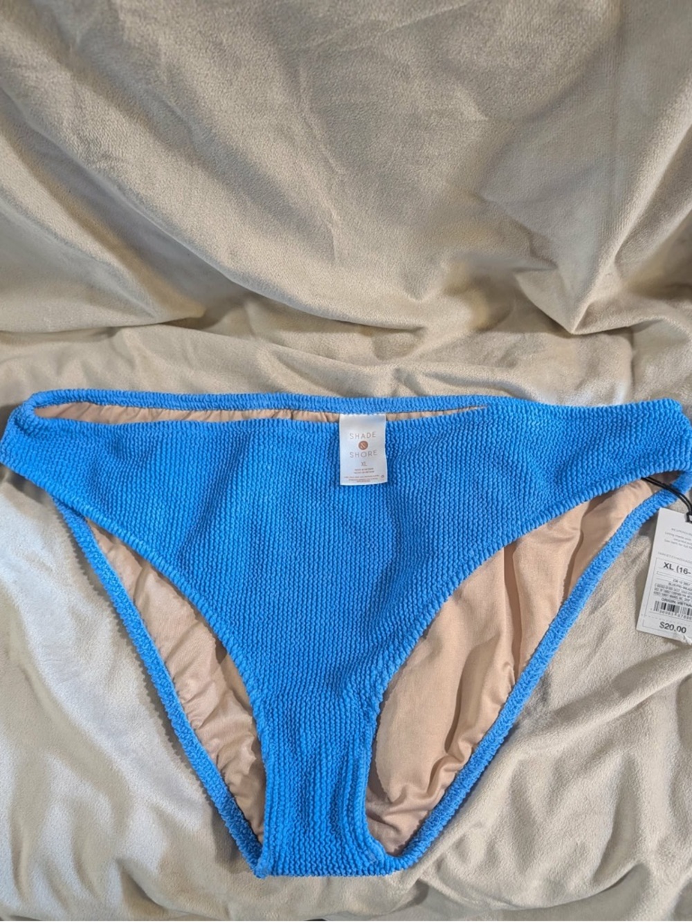 Shade & Shore Bright Blue Bikini Bottoms